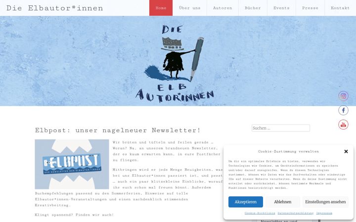 Screenshot stránky elbautoren.de