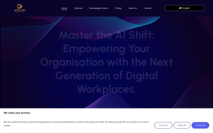 Screenshot of elbchai.com