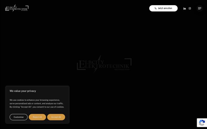 Screenshot stránky elbcity-etechnik.de