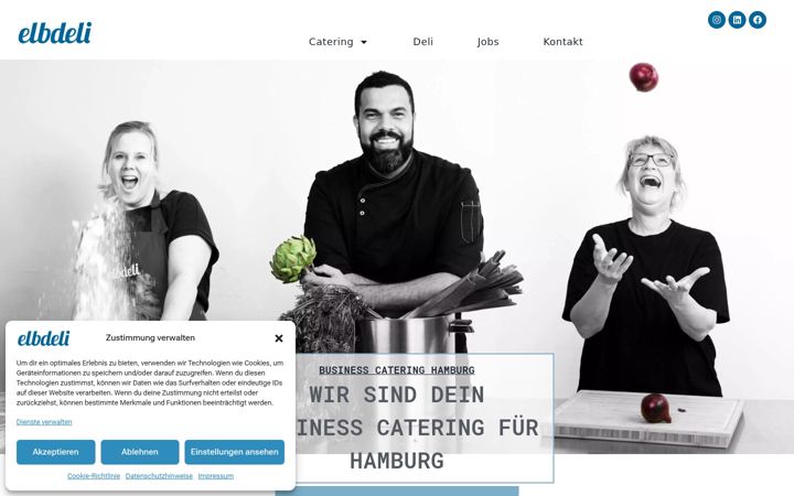 Screenshot stránky elbdeli.de