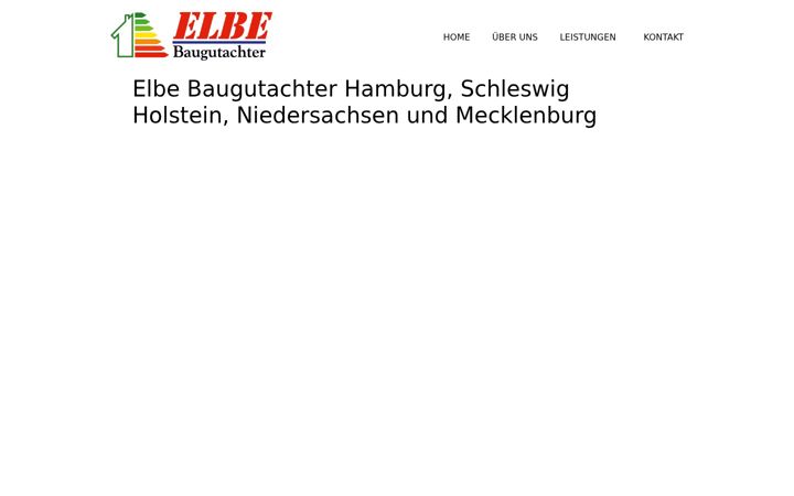 Screenshot stránky elbe-baugutachter.de
