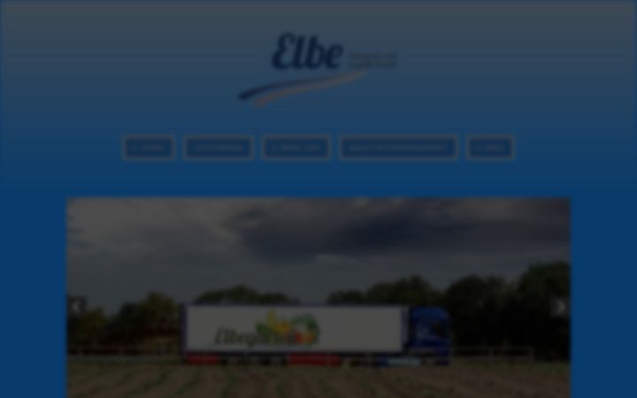 Screenshot stránky elbe-transport.de