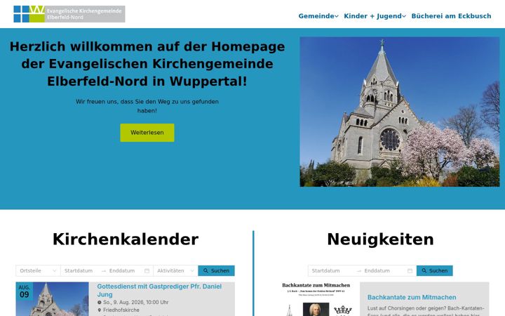Zrzut ekranu elberfeld-nord.de
