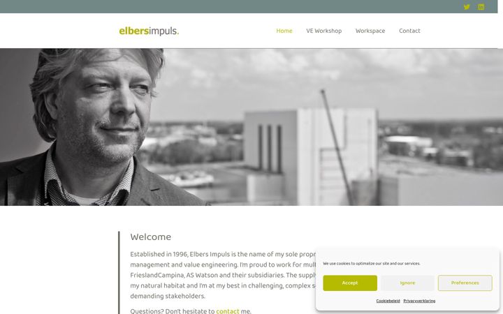 Ekrānuzņēmums no elbersimpuls.nl