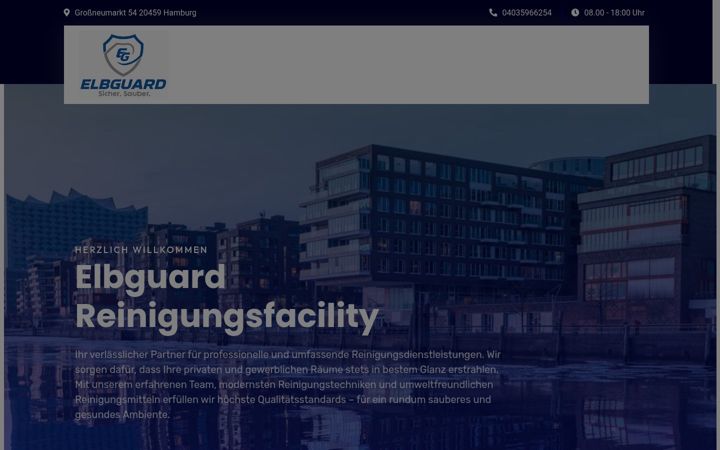 Screenshot di elbguard.de