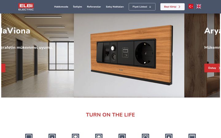 Screenshot of elbielectric.com