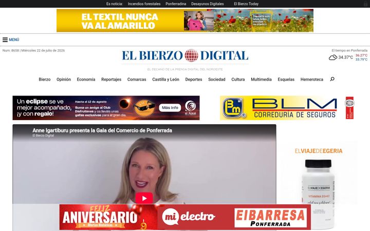 Screenshot του elbierzodigital.com