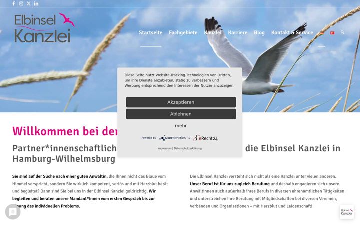 Screenshot di elbinsel-kanzlei.de