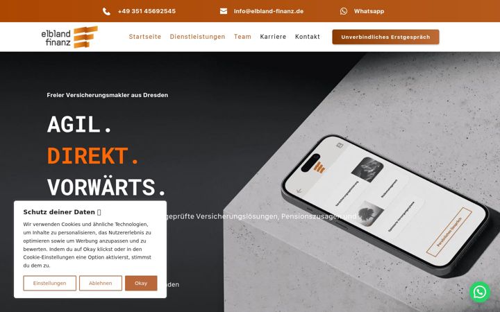 Screenshot di elbland-finanz.de