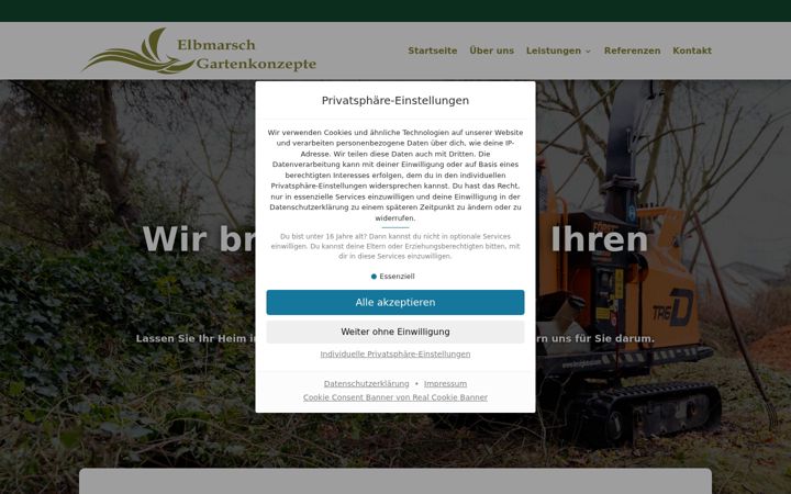 Skjámynd af elbmarsch-gartenkonzepte.de