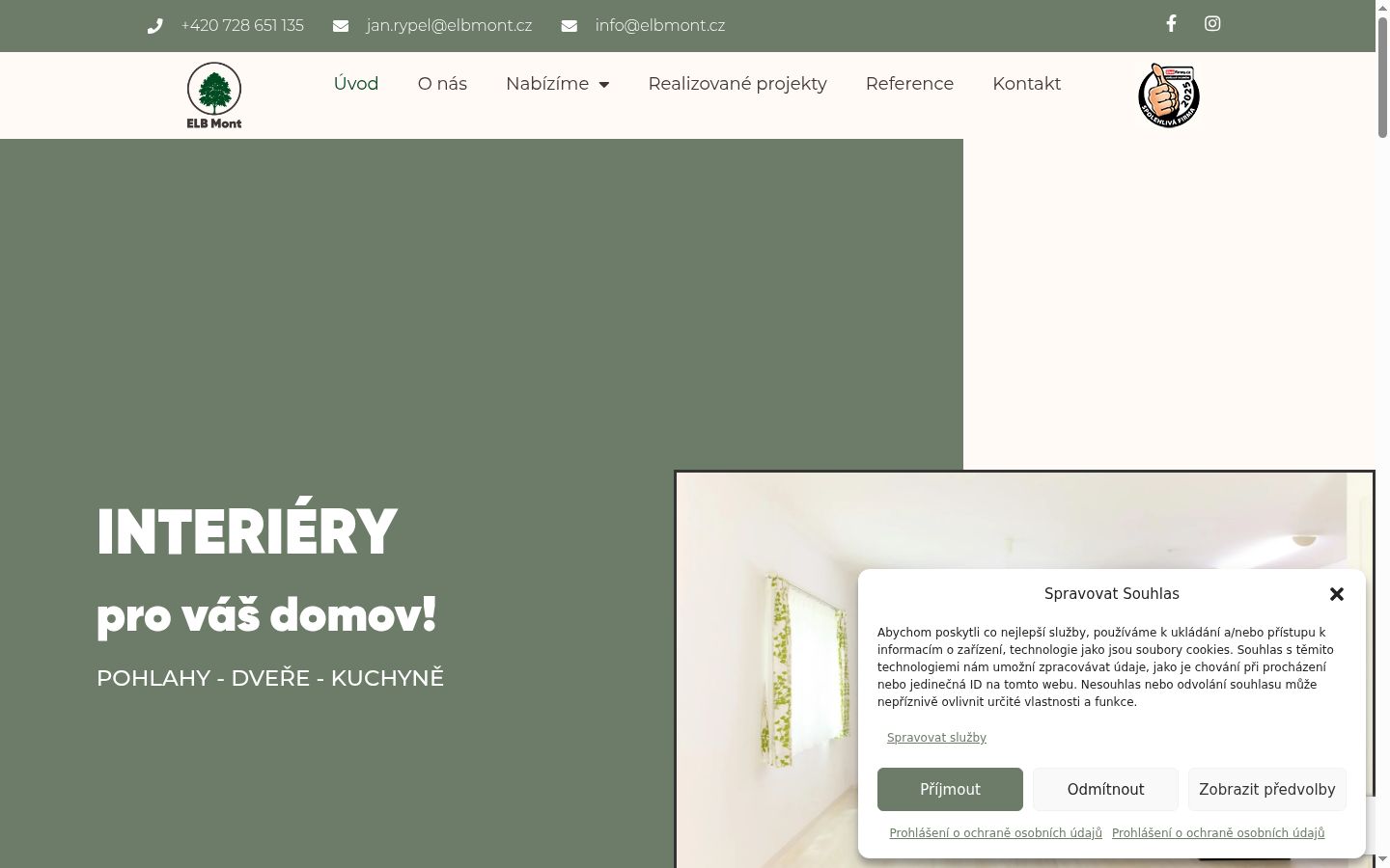 Screenshot tal-banner tal-kunsens muri qabel kwalunkwe interazzjoni