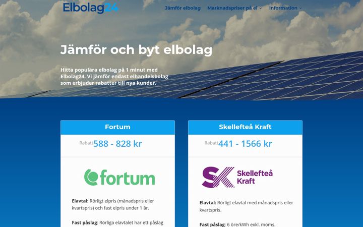 Ekraanipilt saidist elbolag24.se