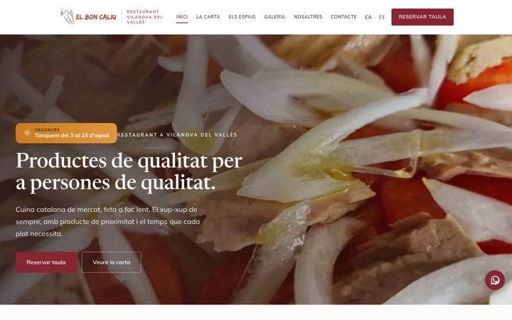 Screenshot of elboncaliu.com