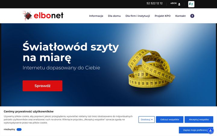 Skjámynd af elbonet.pl