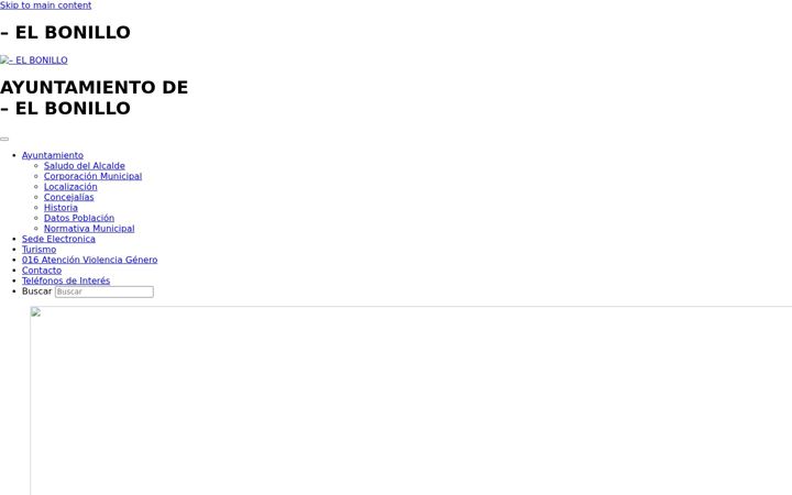 Screenshot van elbonillo.es