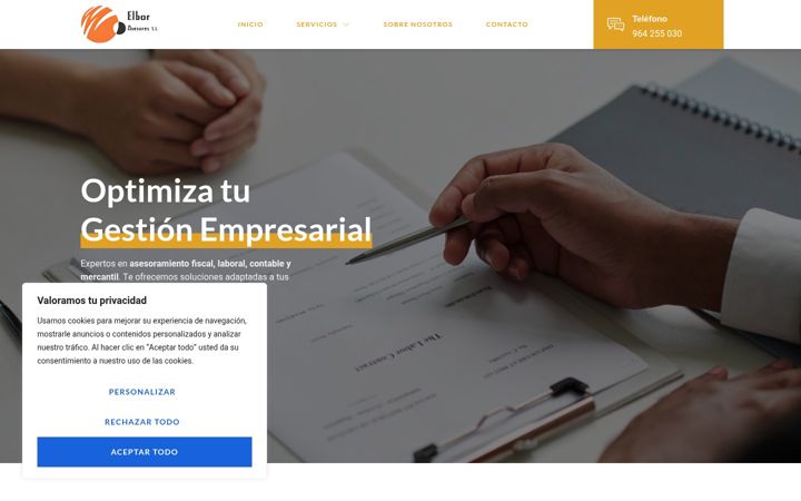Screenshot of elborasesores.com