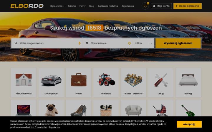 Screenshot of elbordo.pl