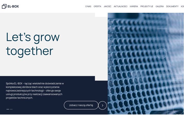 Screenshot of elbox.pl