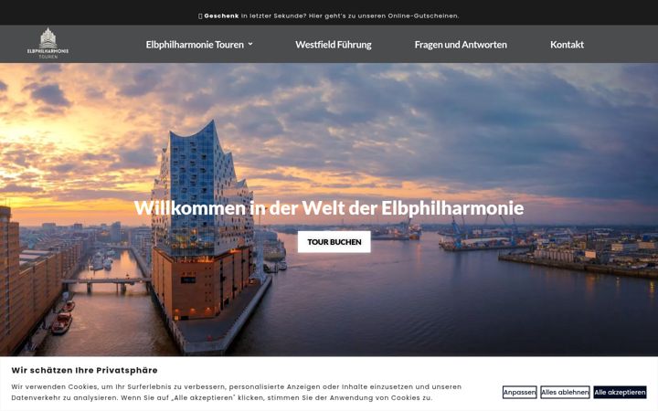 Skjámynd af elbphilharmonie-touren.de