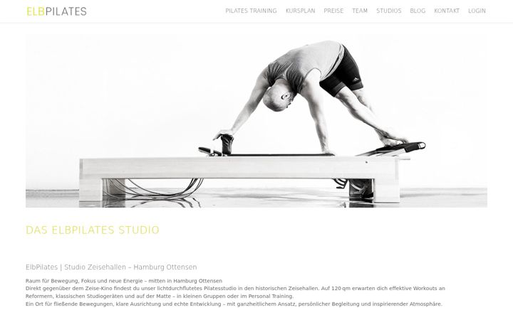 Skjámynd af elbpilates.de