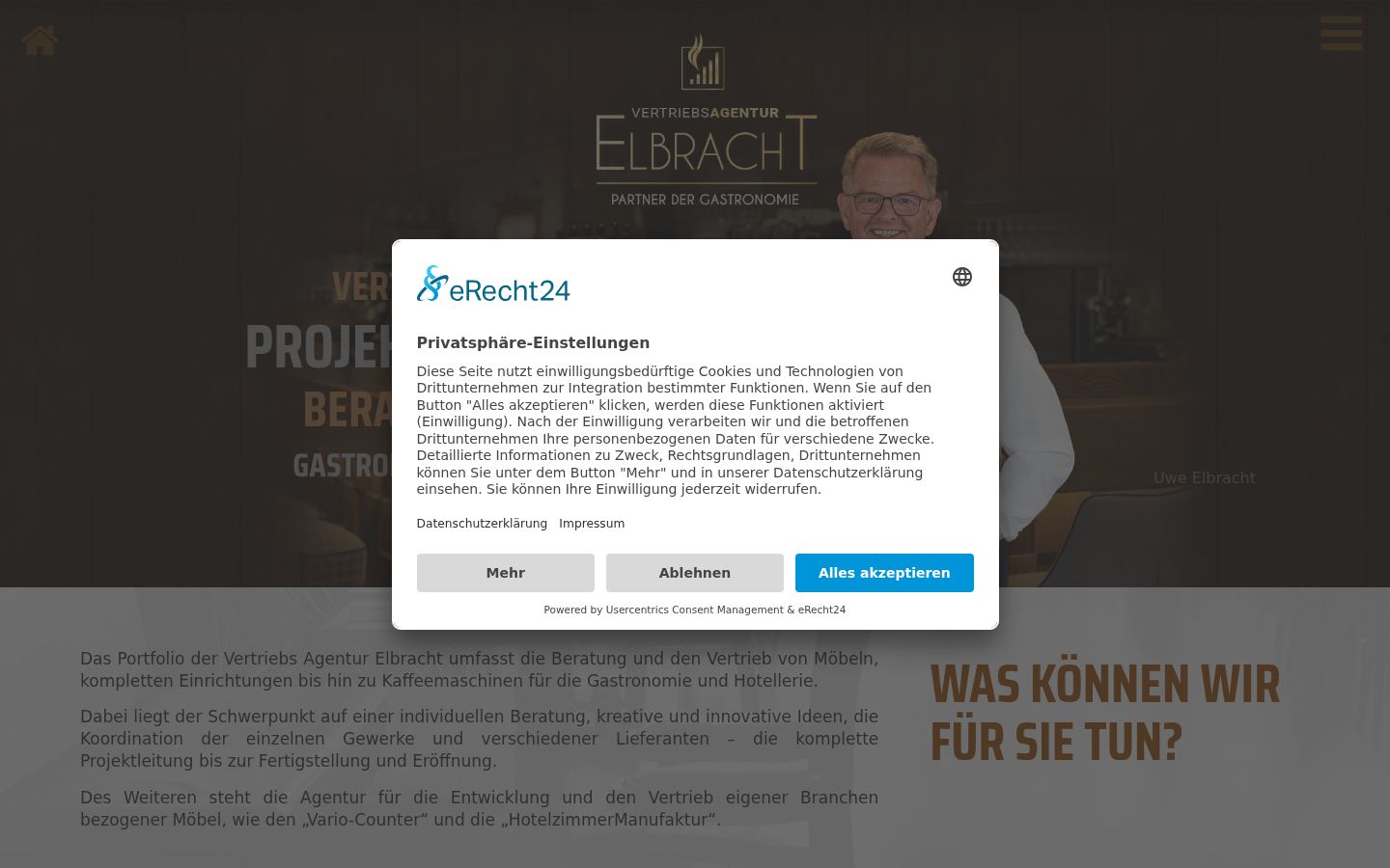 Screenshot van de toestemmingsbanner zoals getoond vóór enige interactie