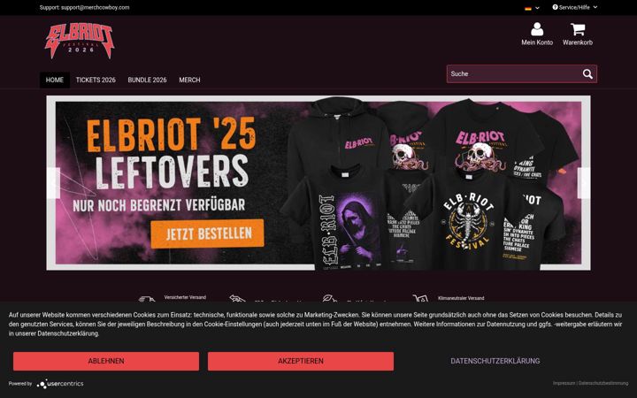 Screenshot van elbriot-shop.de