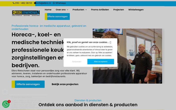 Screenshot of elbro.nl