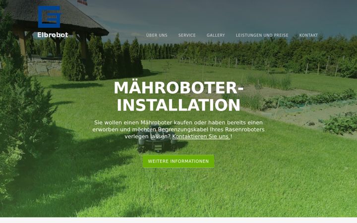 Screenshot van elbrobot.de