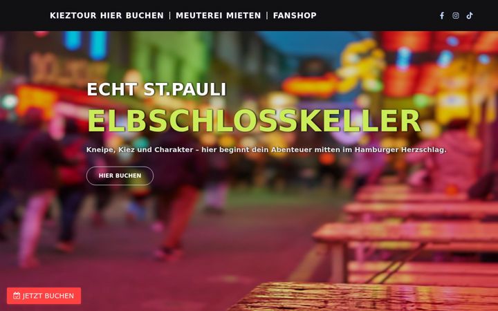 Screenshot van elbschlosskeller.de