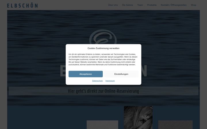 Screenshot van elbschoen.de