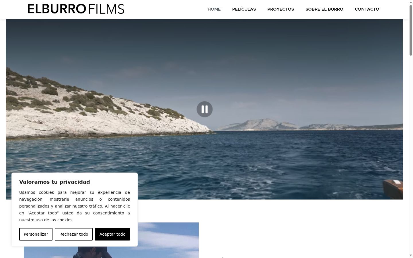 Screenshot του banner συγκατάθεσης που εμφανίστηκε πριν από οποιαδήποτε αλληλεπίδραση