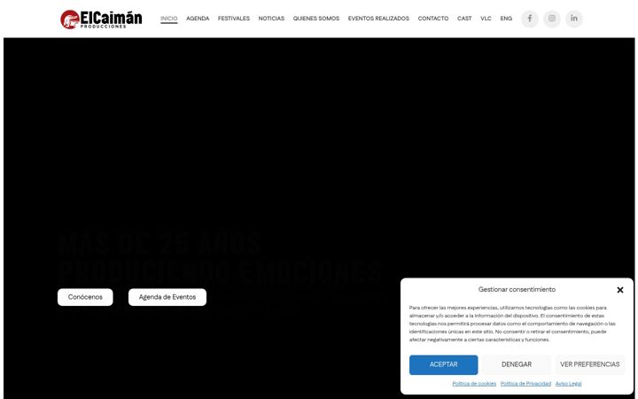 Snímek obrazovky elcaiman.org