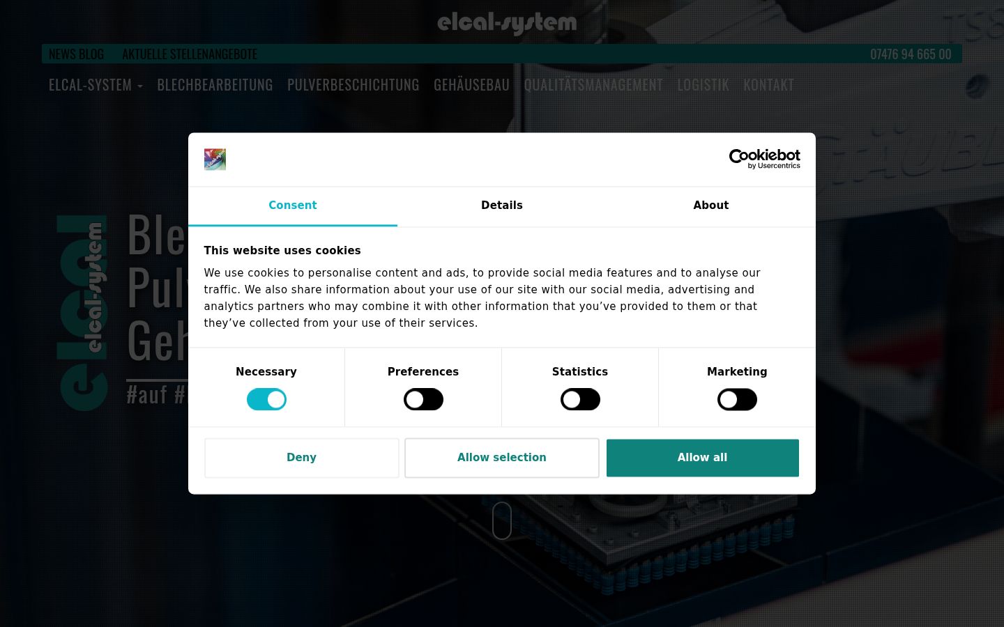 Screenshot tal-banner tal-kunsens muri qabel kwalunkwe interazzjoni