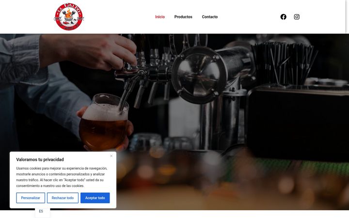 Screenshot of elcaldobar.com