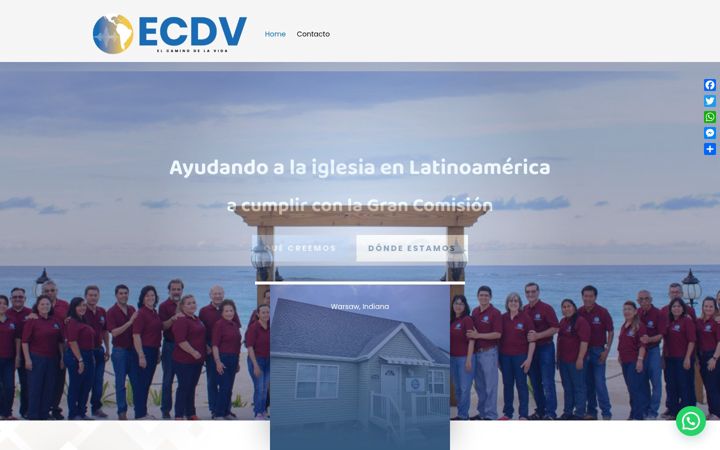 Snímek obrazovky elcaminodelavida.org