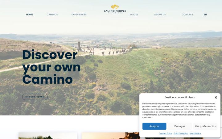 Screenshot of elcaminopeople.com