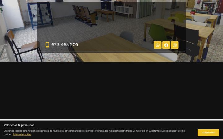 Kuvakaappaus sivustosta elcampanohostel.es