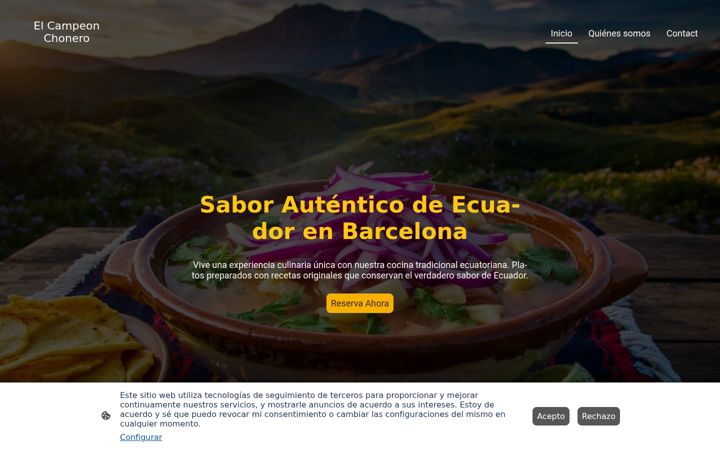 Screenshot of elcampeonchonero.com