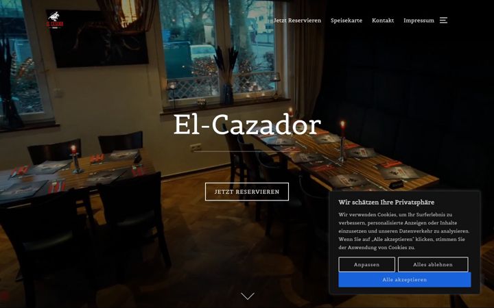 Skærmbillede af elcazador.de
