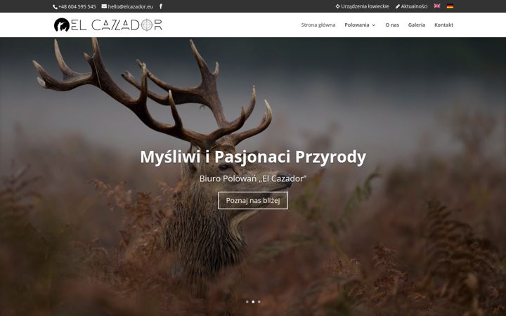 Screenshot of elcazador.eu
