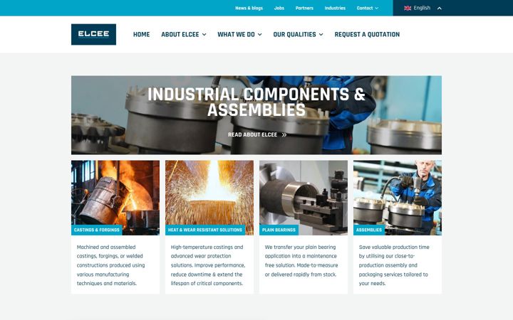 Screenshot of elcee.com