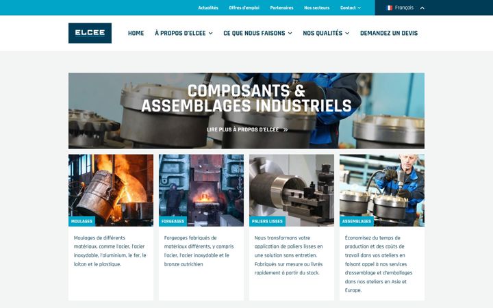 Screenshot di elcee.fr