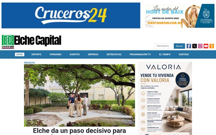 Screenshot of elchecapital.com