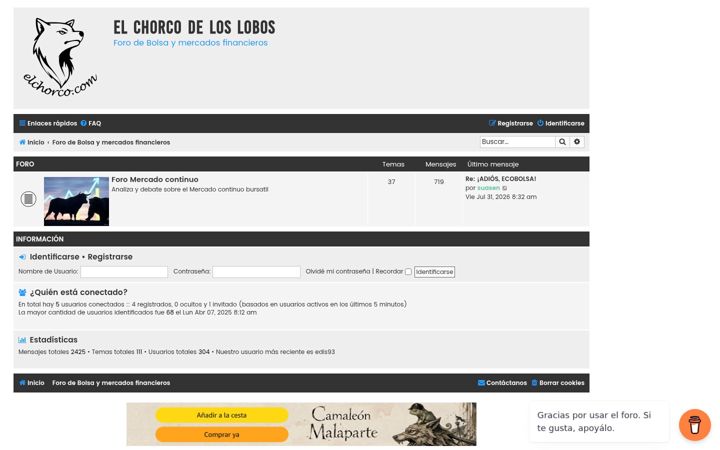 Screenshot of elchorco.com