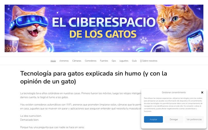 Screenshot of elciberespacio.com