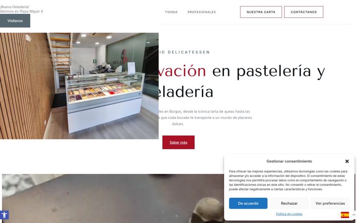 Screenshot of elcidburgos.com