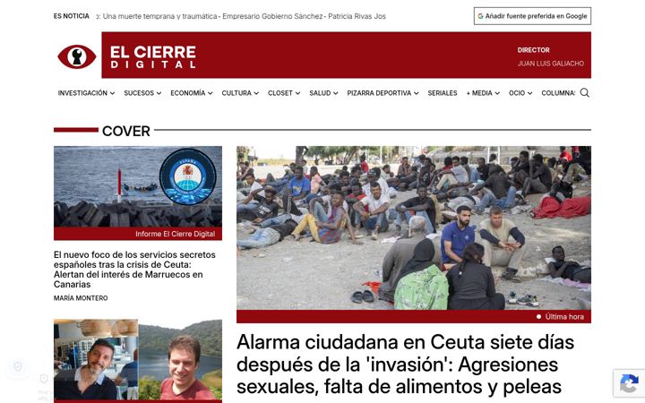 Screenshot of elcierredigital.com