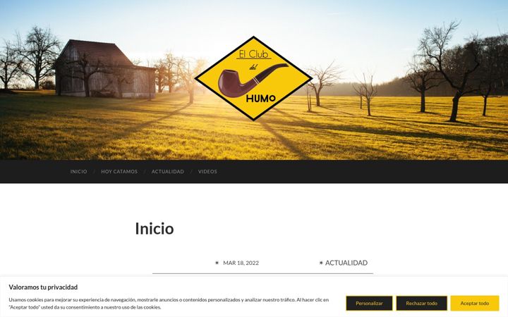 Captura de pantalla de elclubdelhumo.es