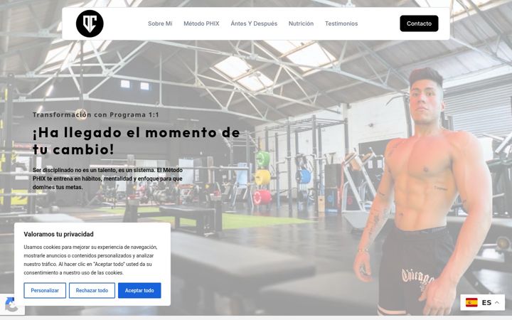 Captura de pantalla de elcoachdidi.es