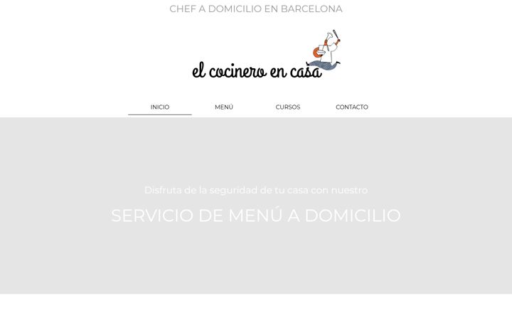 Screenshot of elcocineroencasa.com